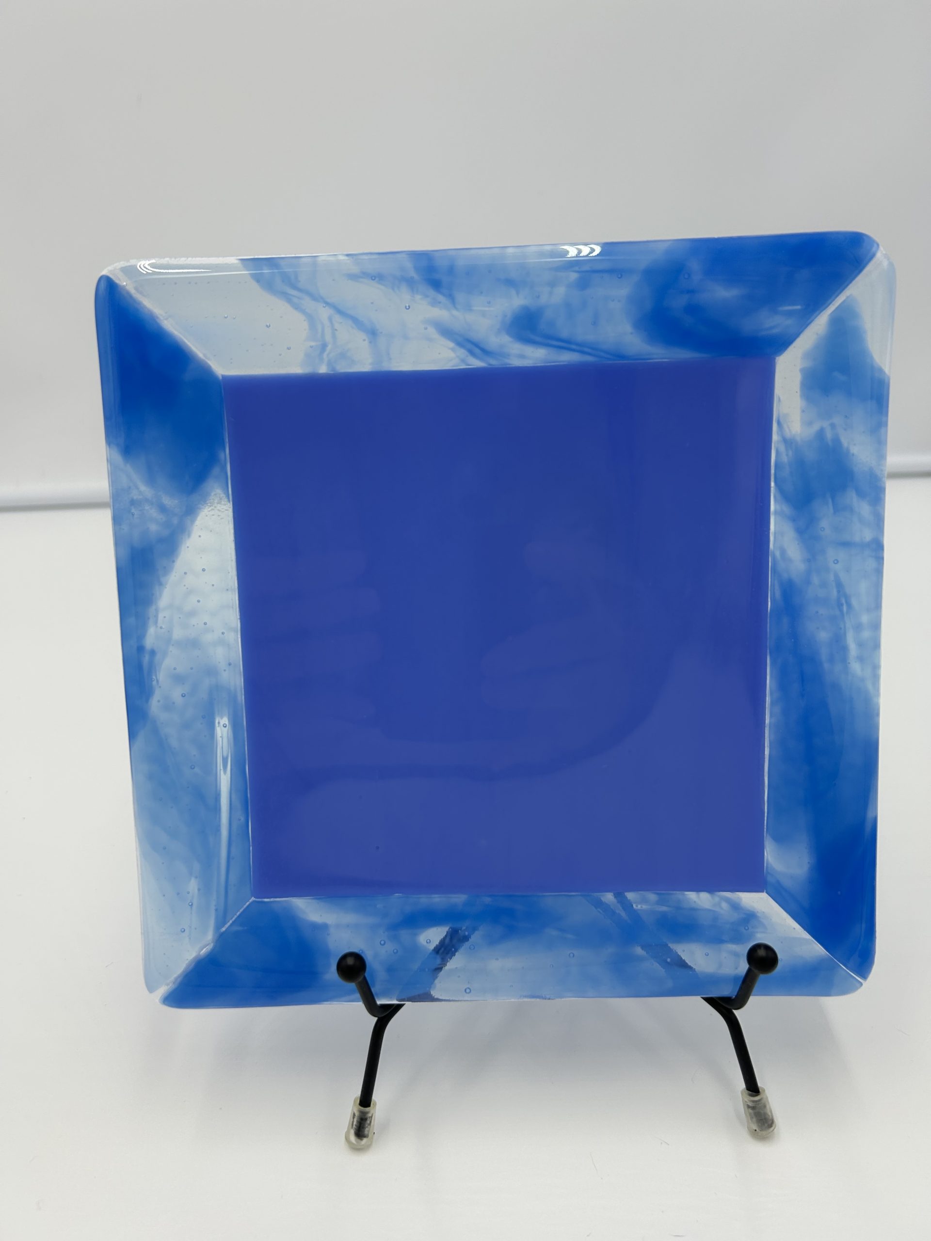 Cute 6X6 inch blue plate - Image 2